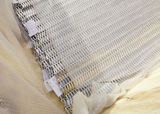 20ft complicou o fio espiral de aço inoxidável Mesh For Solar Shading