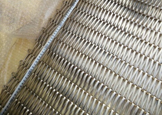 20ft complicou o fio espiral de aço inoxidável Mesh For Solar Shading