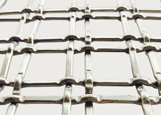 4"” fio de bronze frisado 13ft Mesh Decorative Fence ISO9000 do dobro ×4