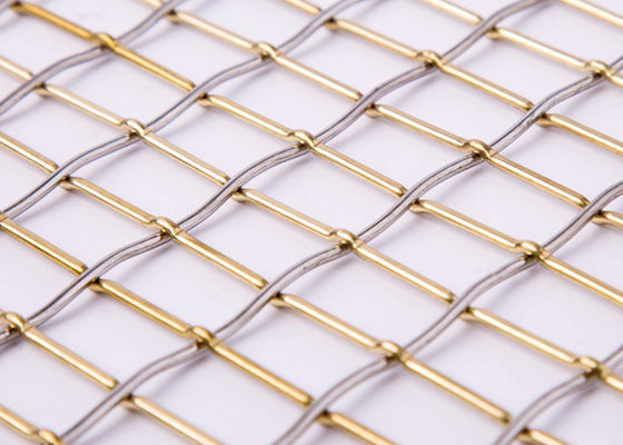Fio Mesh Square Hole do friso do fechamento de SS321 2.5m