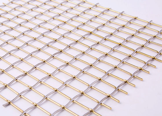 Fio Mesh Square Hole do friso do fechamento de SS321 2.5m