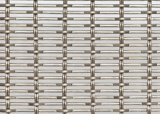 OEM tecido de aço inoxidável rígido de Mesh Stairs Railing do fio do friso do fechamento
