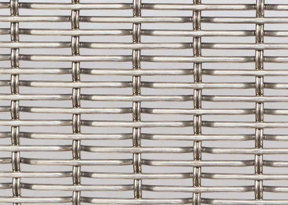 OEM tecido de aço inoxidável rígido de Mesh Stairs Railing do fio do friso do fechamento