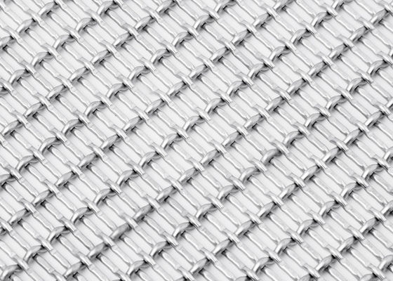 Comprimento industrial de Mesh Cladding 20m do metal do friso da decoração do material de construção