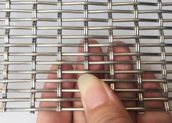 fio de confecção de malhas Mesh Cupboard Decorative Partitions Facade do friso do fechamento de 4.2mm