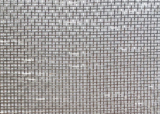 Fio laminado de vidro arquitetónico ultra fino Mesh Brass Woven 0.5mm