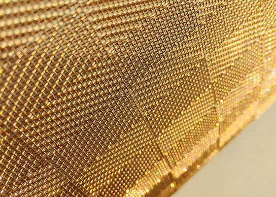 o vidro do ouro de 8ft laminou escadas de Mesh Antiwear For Furniture And do fio