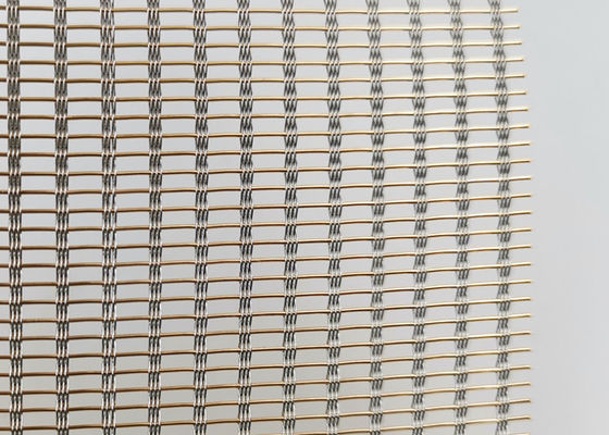 Fio decorativo pulverizado Mesh Glass de ISO9001 SS316 Mesh Fabric 0.94mm
