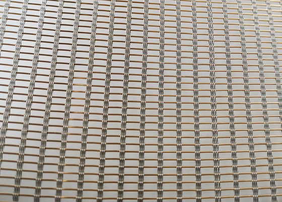 Fio decorativo pulverizado Mesh Glass de ISO9001 SS316 Mesh Fabric 0.94mm