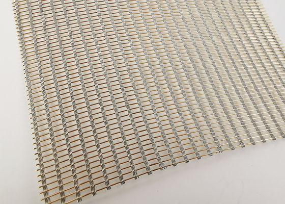 Fio decorativo pulverizado Mesh Glass de ISO9001 SS316 Mesh Fabric 0.94mm