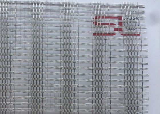 fachada decorativa interior tecida planície de Mesh Glass Panels Exterior And do fio de 0.8mm
