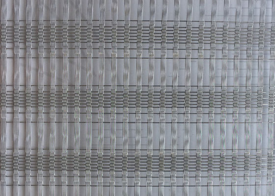 fachada decorativa interior tecida planície de Mesh Glass Panels Exterior And do fio de 0.8mm