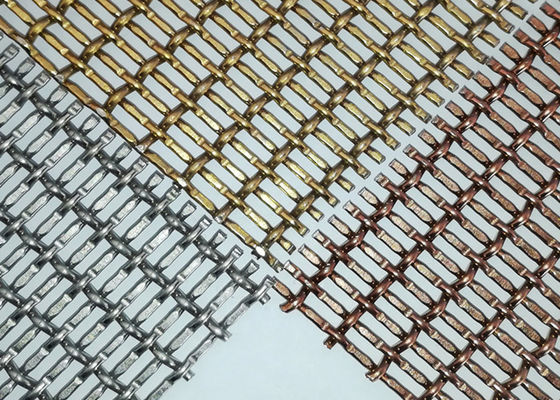 Das telas arquitetónicas do metal de SHUOLONG 3.2mm teto decorativo Mesh Antishock