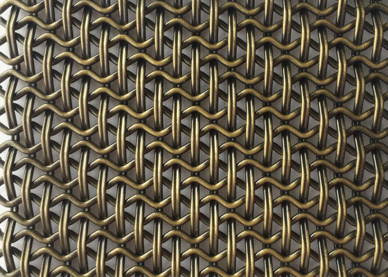 O fechamento frisou paredes tecidas decorativas de Mesh Eco Facade Architectural Screen do fio