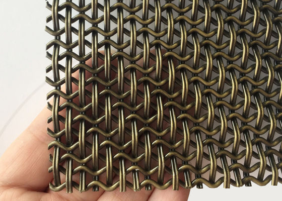O fechamento frisou paredes tecidas decorativas de Mesh Eco Facade Architectural Screen do fio