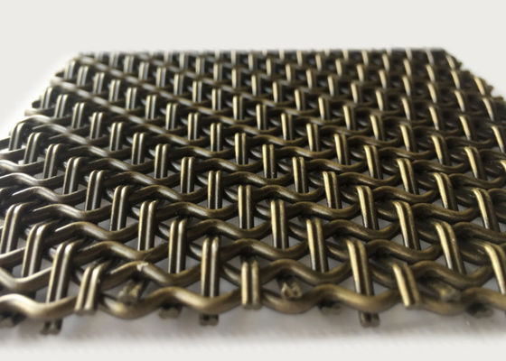 O fechamento frisou paredes tecidas decorativas de Mesh Eco Facade Architectural Screen do fio
