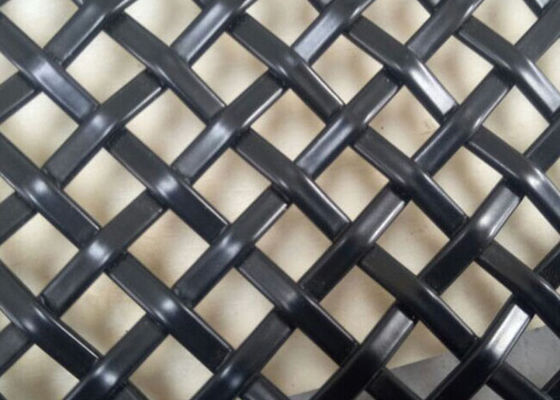 SS304 pó preto antiusura Mesh Decorative For Building Structures revestido
