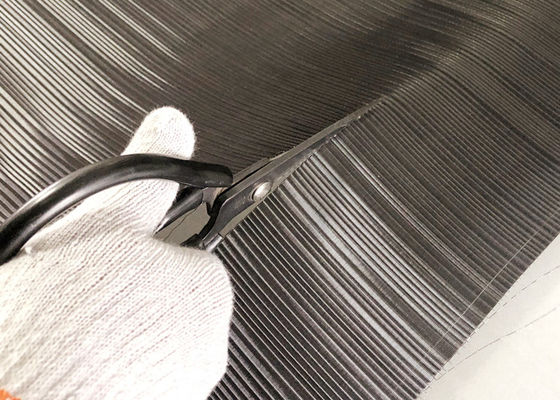 O ISO 2.5m pintou cobertas de parede pretas de Mesh Screen Laminated Glass For do fio