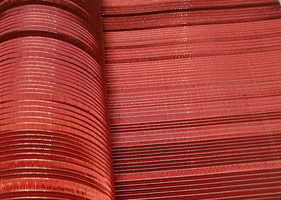 resistência térmica 80m interior de Mesh Woven Copper Mesh Fabric do fio de 0.5mm