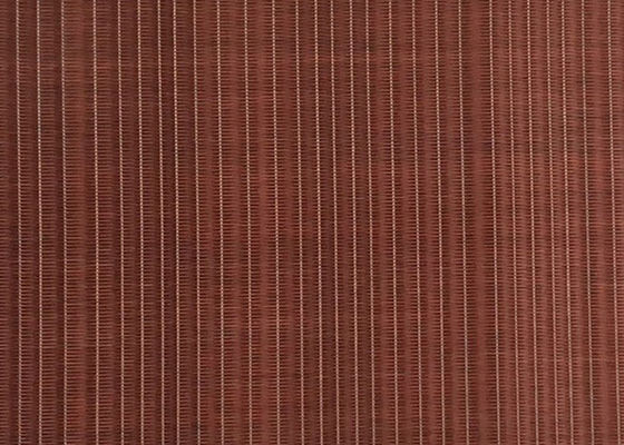 Malha tecida decorativa interior vermelha do metal dos 10m 50m da rede de arame do Interlayer de vidro do vinho