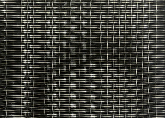 construção tecida preta 3m de cobre de Mesh Glass Laminated For Office do fio de 0.9mm