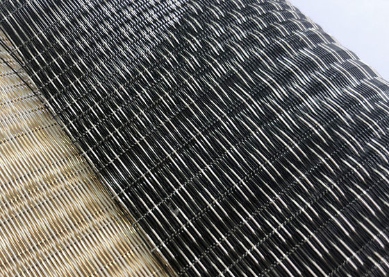 construção tecida preta 3m de cobre de Mesh Glass Laminated For Office do fio de 0.9mm
