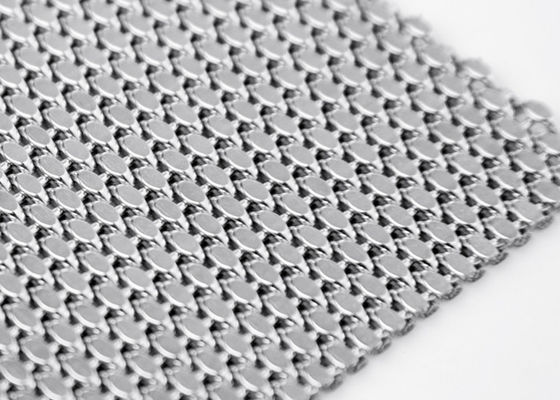 Malha tecida PVD do metal do elevador de Mesh Panels Anti Fire Decorative do fio