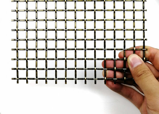 316 metal decorativo de aço inoxidável Mesh Sheets 2" comprimento de X2” 8ft