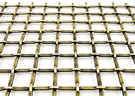 316 metal decorativo de aço inoxidável Mesh Sheets 2" comprimento de X2” 8ft