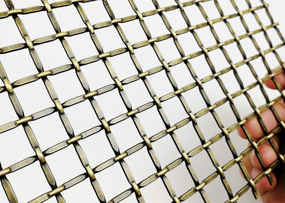 316 metal decorativo de aço inoxidável Mesh Sheets 2" comprimento de X2” 8ft