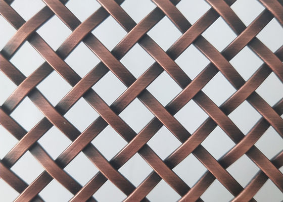 A antiguidade chapeou a largura decorativa de bronze de Mesh Grilles Square Hole 1m do fio