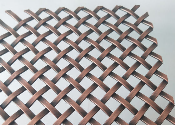 A antiguidade chapeou a largura decorativa de bronze de Mesh Grilles Square Hole 1m do fio