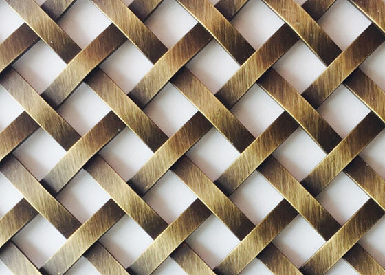 A antiguidade chapeou a largura decorativa de bronze de Mesh Grilles Square Hole 1m do fio
