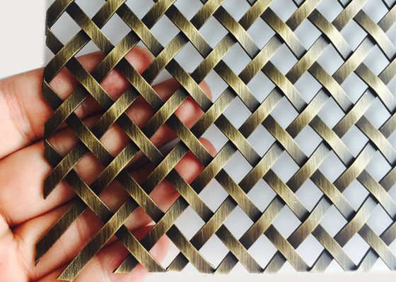 A antiguidade chapeou a largura decorativa de bronze de Mesh Grilles Square Hole 1m do fio