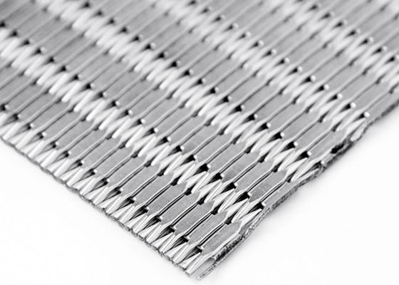 Fachada arquitetónica da anticorrosão SS304 Mesh Screen Rigid Metal Mesh
