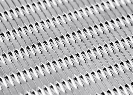 Fachada arquitetónica da anticorrosão SS304 Mesh Screen Rigid Metal Mesh