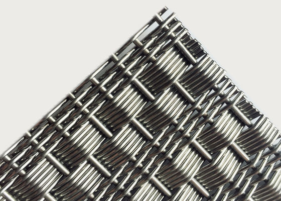 GV decorativo arquitetónico tecido 4.5mm de Mesh Stainless Steel da tela grossos