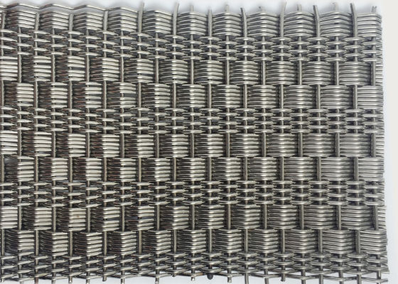 GV decorativo arquitetónico tecido 4.5mm de Mesh Stainless Steel da tela grossos