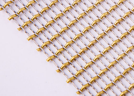 tampas decorativas de cobre vermelhas do radiador de Mesh Grilles Gold Plated For do fio de 65ft SS316L