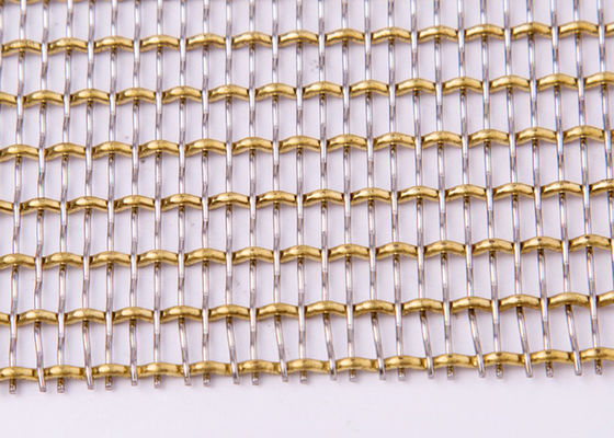 tampas decorativas de cobre vermelhas do radiador de Mesh Grilles Gold Plated For do fio de 65ft SS316L