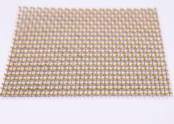 tampas decorativas de cobre vermelhas do radiador de Mesh Grilles Gold Plated For do fio de 65ft SS316L