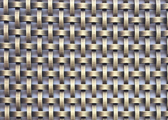 Grade de aço de cobre vermelha Mesh Interior Design Anti Alkaline 20m 2.5mm densamente