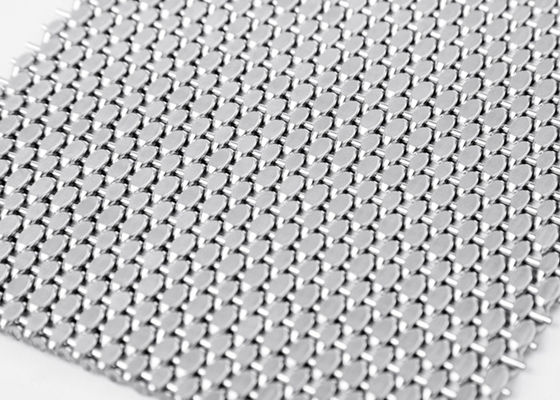 Arquitetura decorativa da fachada da tela do fio de aço de Mesh Screen 15ft do metal do OEM 1.5mm