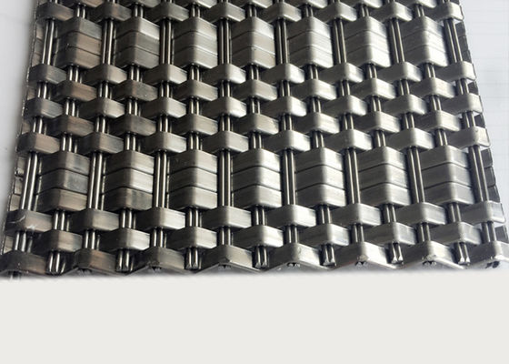 Fio tecido arquitetónico Mesh Panels do metal de SS316 Deco diâmetro da urdidura de 1,5 x de 2mm