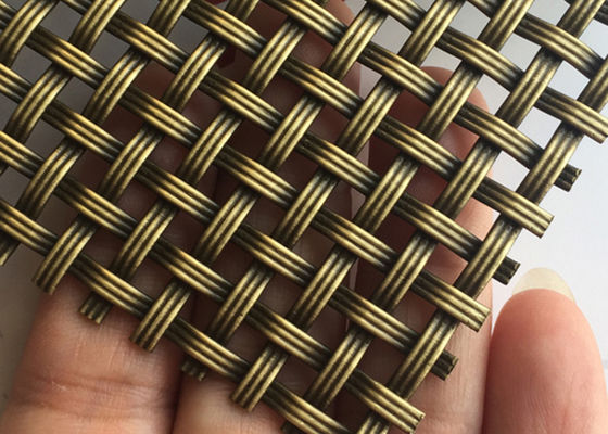 o metal decorativo Mesh Screen Wire Grille Antique do ODM de 3.2mm chapeou