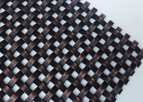 6.5ft o quadrado da fachada que da mobília tece de aço inoxidável tecem Mesh Smooth Surface