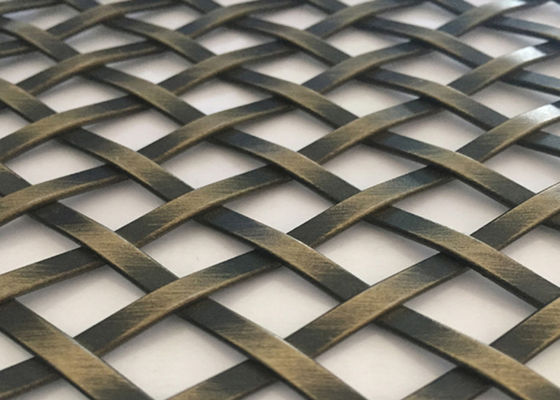 5ft frisou a área de abertura decorativa de aço inoxidável de Mesh Grilles 43,2% do fio