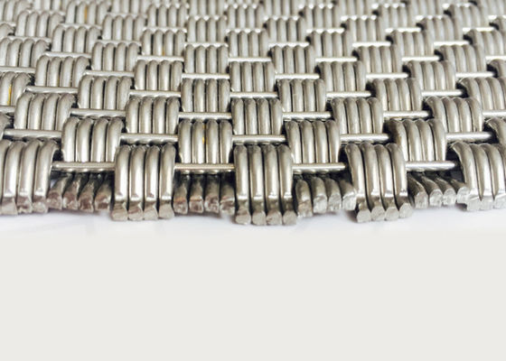 Cor natural tecida decorativa de Mesh Panels AISI 316L do fio das separações