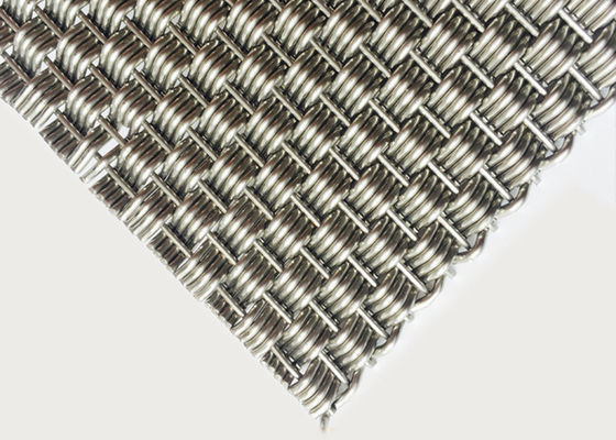 Cor natural tecida decorativa de Mesh Panels AISI 316L do fio das separações