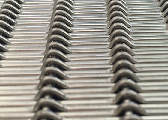 Passo tecido de aço inoxidável da urdidura do diâmetro 17.5mm de Mesh Panels 2mm do fio do SUS 304